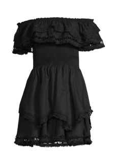 Peixoto Wyatt Lace-Trim Dress