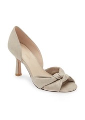 Pelle Moda Wayan Knot Detail Open Toe Pump