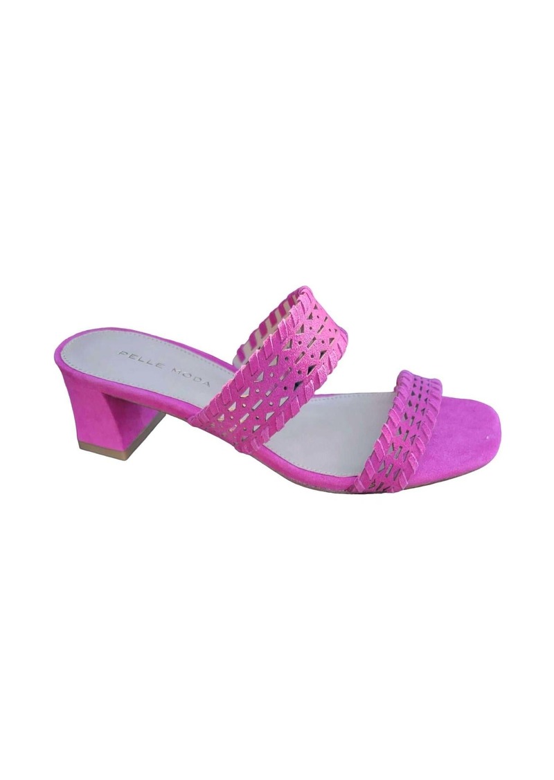 Pelle Moda Ralli Sandals In Magenta Kid Suede