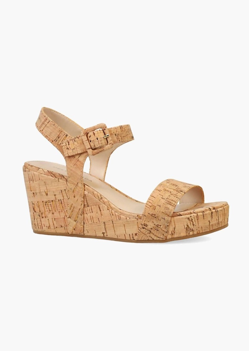 Pelle Moda Wiltz Wedge Sandals In Natural