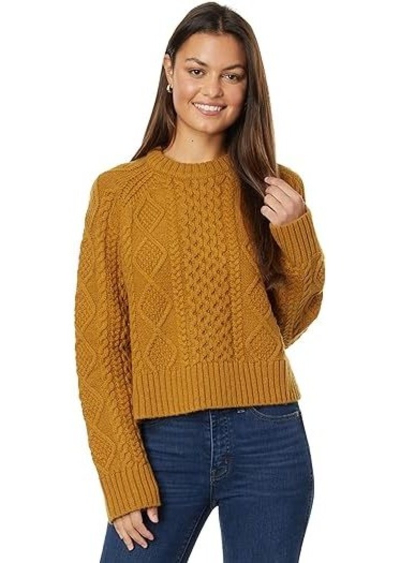 Pendleton Cropped Fisherman Sweater