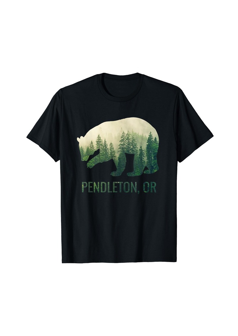 Pendleton Bear State Of Oregon Pacific NW Wildlife T-Shirt