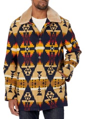 Pendleton Men's Brownsville Shearling Collar Wool Coat  XL
