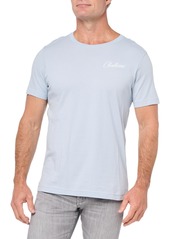 Pendleton Men's Harding Skull Graphic T-Shirt Light Blue/White