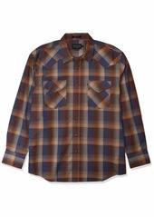 Pendleton Men's Long Sleeve Button Front Classic-fit Frontier Shirt  SM