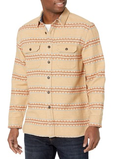 Pendleton Men's Long Sleeve Driftwood Cotton Chamois Shirt