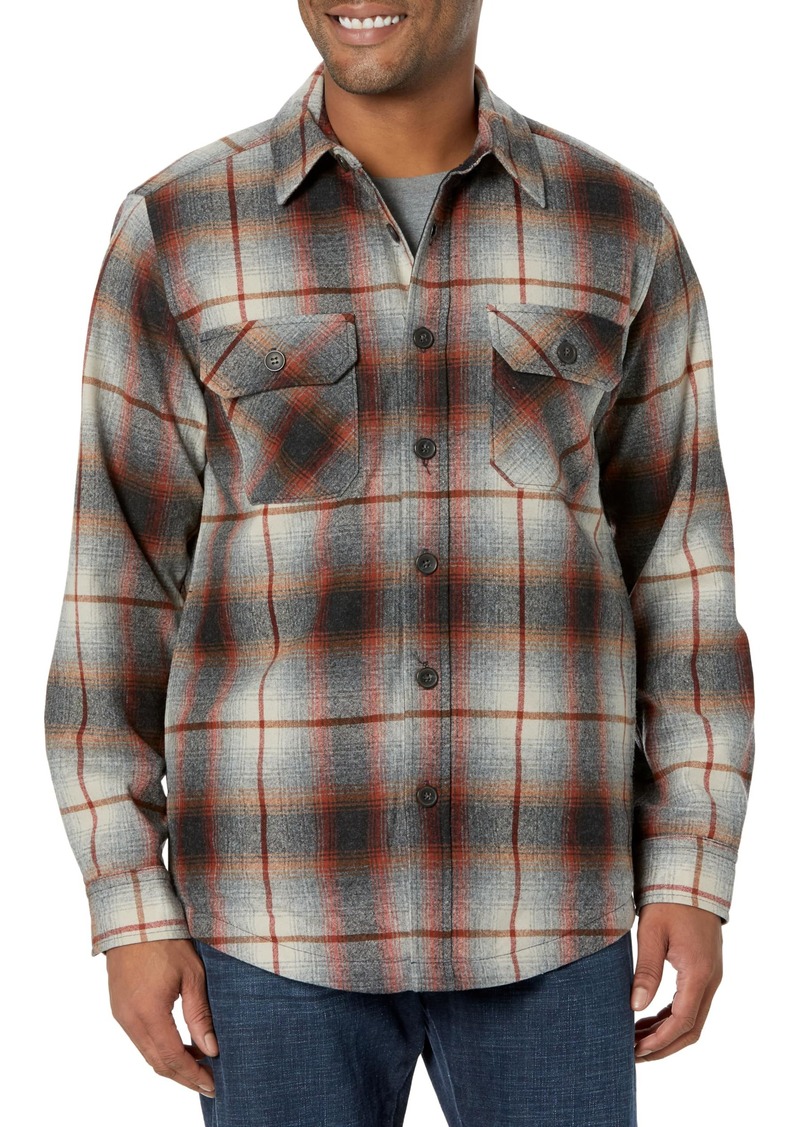 Pendleton Men's Quilted CPO Wool Shirt Jacket