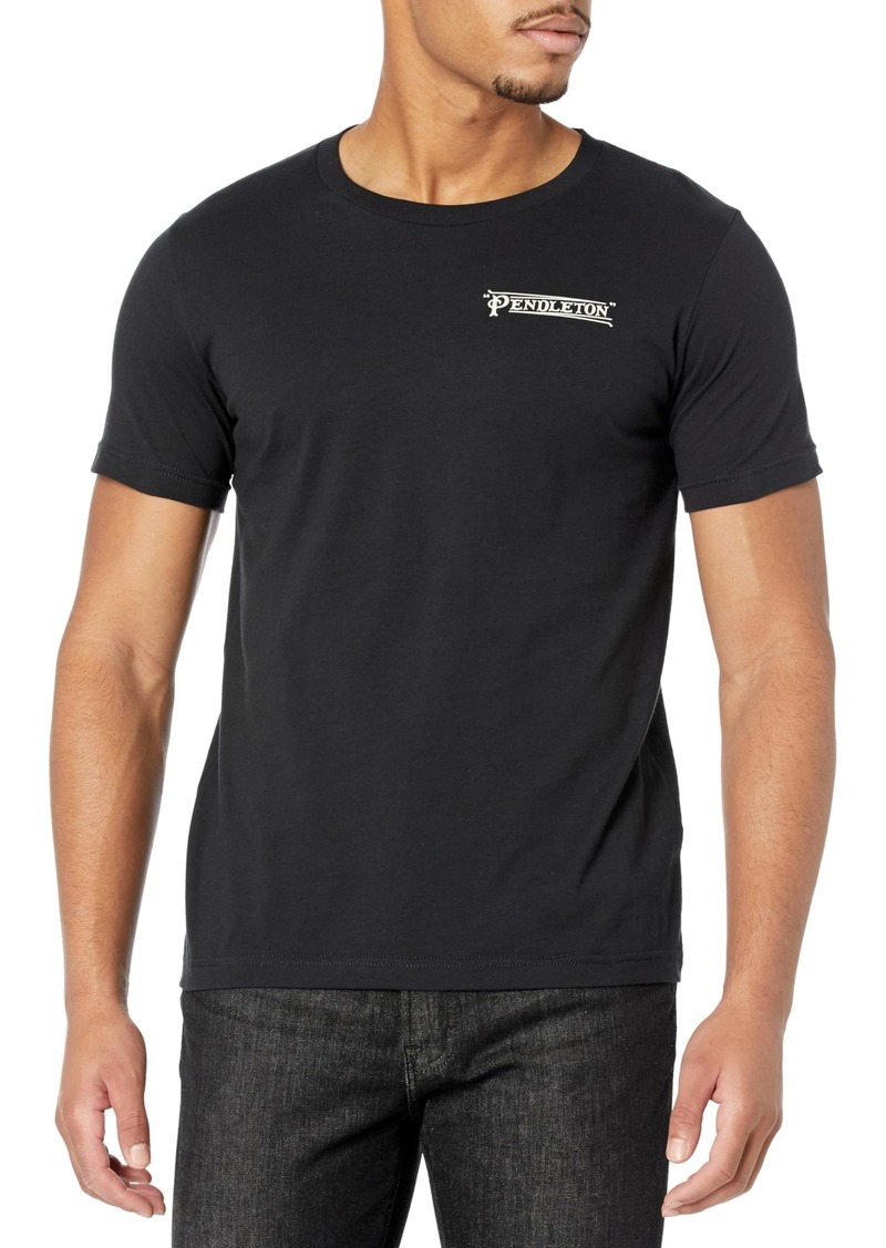 Pendleton Men's Rancho Arroyo Longhorn Graphic T-Shirt Vintage Black/Multi