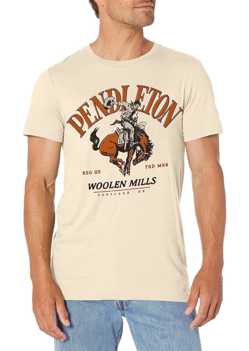 Pendleton Men's Short Sleeve Bucking Horse Graphic T-Shirt