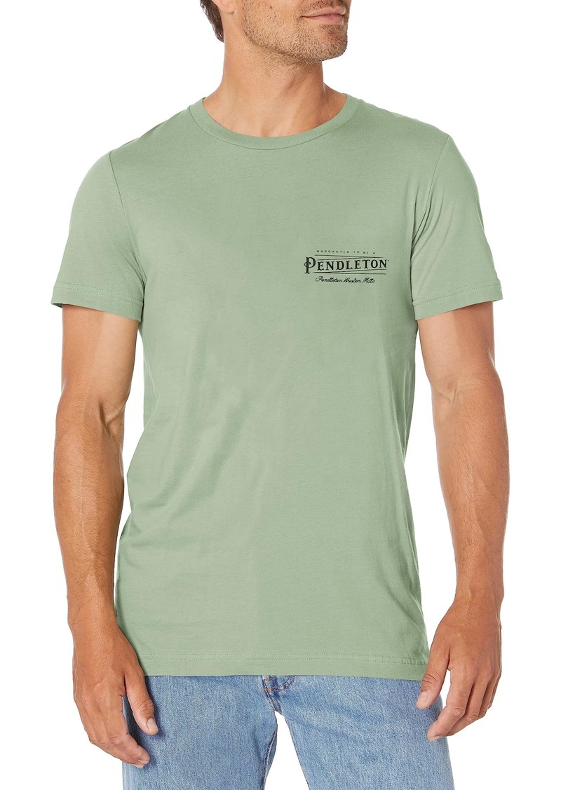 Pendleton Men's Short Sleeve Vintage Logo Graphic T-Shirt