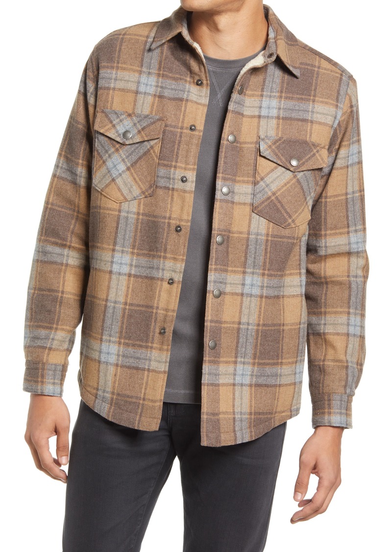 pendleton fleece lined shirt jacket