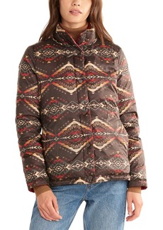 Pendleton Women's Bitterroot Reversible Puffer Jacket - Diamond Peak Black