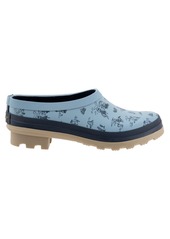 Pendleton Women's Cow Girl Garden Clogs - Light blue