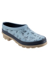 Pendleton Women's Cow Girl Garden Clogs - Light blue