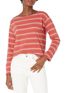 Pendleton womens Deschutes Cotton Stripe Boatneck Tee T Shirt   US