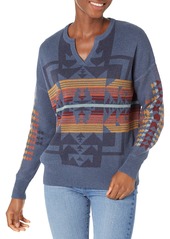 Pendleton Women's Graphic Cotton Pullover Sweater  XS