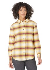 Pendleton Women's Long Sleeve Girlfriend Cotton Flannel Shirt  MD