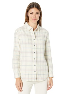 Pendleton Women's Long Sleeve Girlfriend Cotton Flannel Shirt  SM