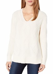 Pendleton Women's Luxe Cable V-Neck Sweater  XL