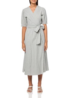 Pendleton Women's Puff Sleeve Wrap Dress