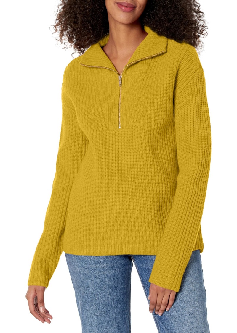 Pendleton Women's Shaker Zip Lambswool Pullover