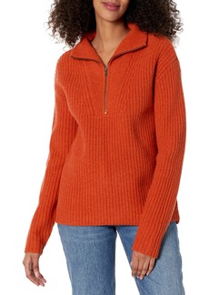 Pendleton Women's Shaker Zip Lambswool Pullover