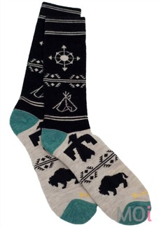 Pendleton Unisex Navigator Crew Socks In Black