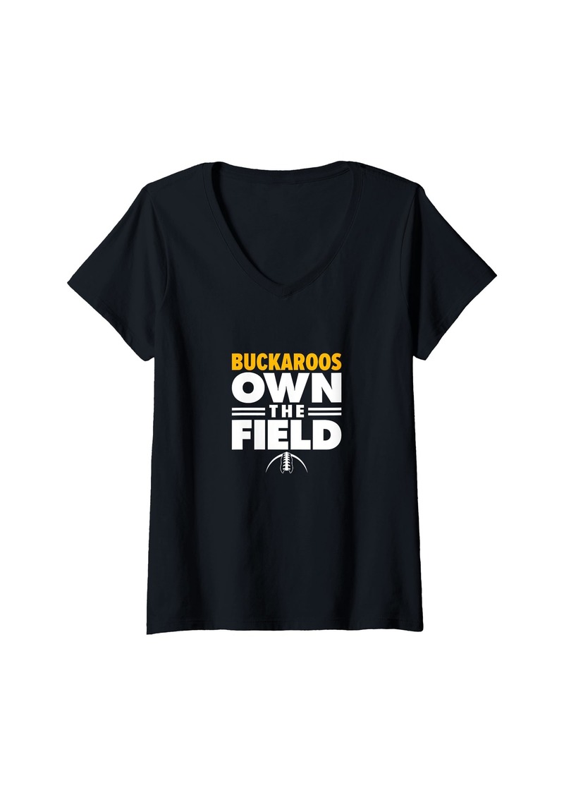 Womens Pendleton Buckaroos Own the Field V-Neck T-Shirt