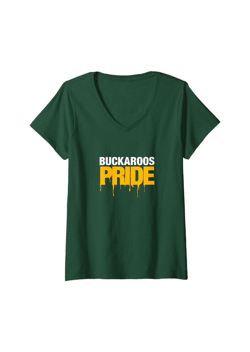 Womens Pendleton Buckaroos PRIDE V-Neck T-Shirt