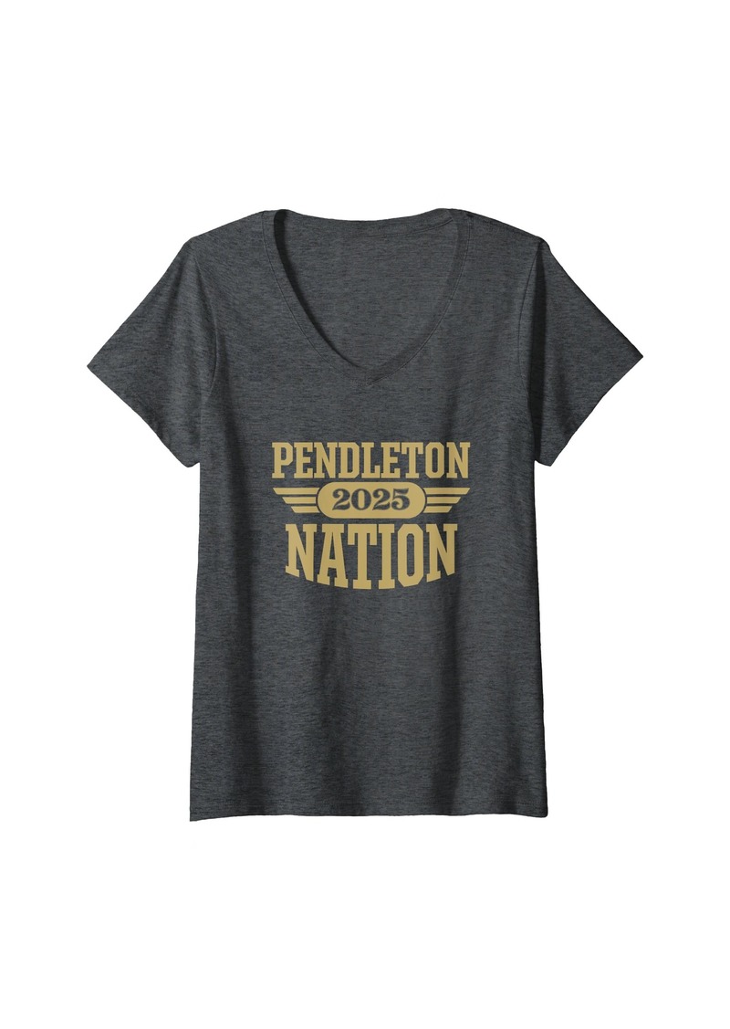 Womens Pendleton High School Nation 2025 HS V-Neck T-Shirt