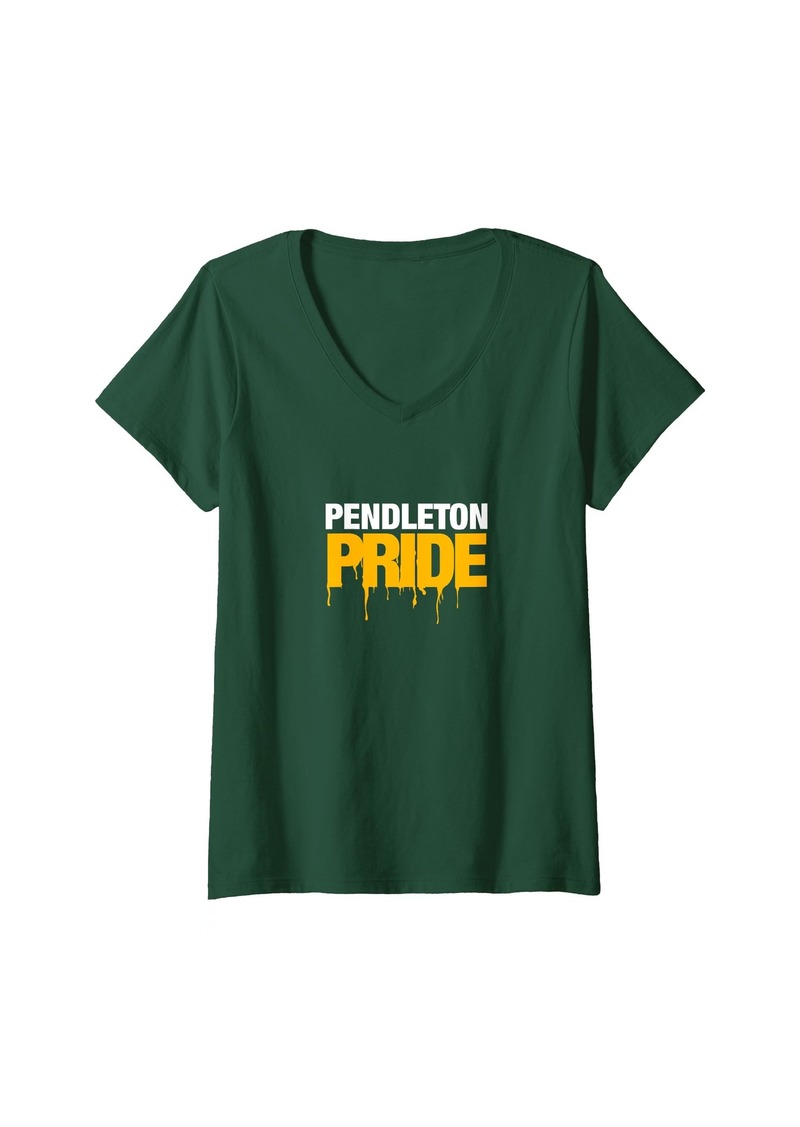 Womens Pendleton High School PRIDE V-Neck T-Shirt