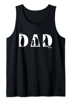 Best Penguin Dad Ever Mens Fathers Day Penguin Tank Top