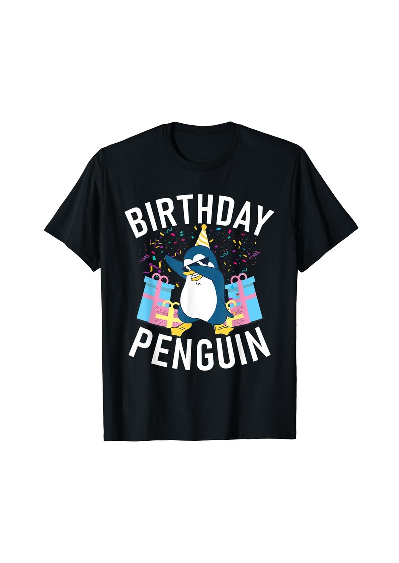 Birthday Penguin Birthday T-Shirt