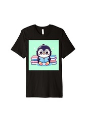 Book Lover Penguin: Kawaii Penguin Charm Premium T-Shirt