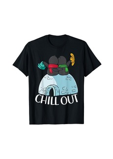 Chill Out Penguin Lover Aquatic Bird Wildlife Chilling T-Shirt
