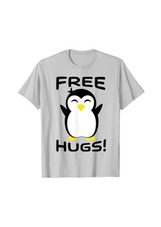 Cute Penguin - Free Hugs / Funny Design T-Shirt