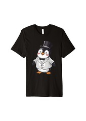 Cute Penguin Clipart Animals Lover Premium T-Shirt