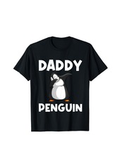 Cute Penguin For Men Dad Zookeeper Penguin Lovers Dabbing T-Shirt