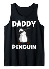 Cute Penguin For Men Dad Zookeeper Penguin Lovers Dabbing Tank Top