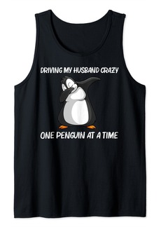 Cute Penguin For Women Mom Zookeeper Penguin Lovers Dabbing Tank Top