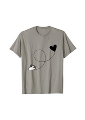 cute Penguin Heart Embrace Cute Birthday for All Ages T-Shirt