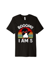 Dabbing Penguin It's My 5th Birthday for Super Boy Dabb Premium T-Shirt