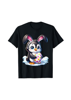 Easter Penguin Lover Egg Eggs Bunny Rabbit Bunnies Funny Tee T-Shirt