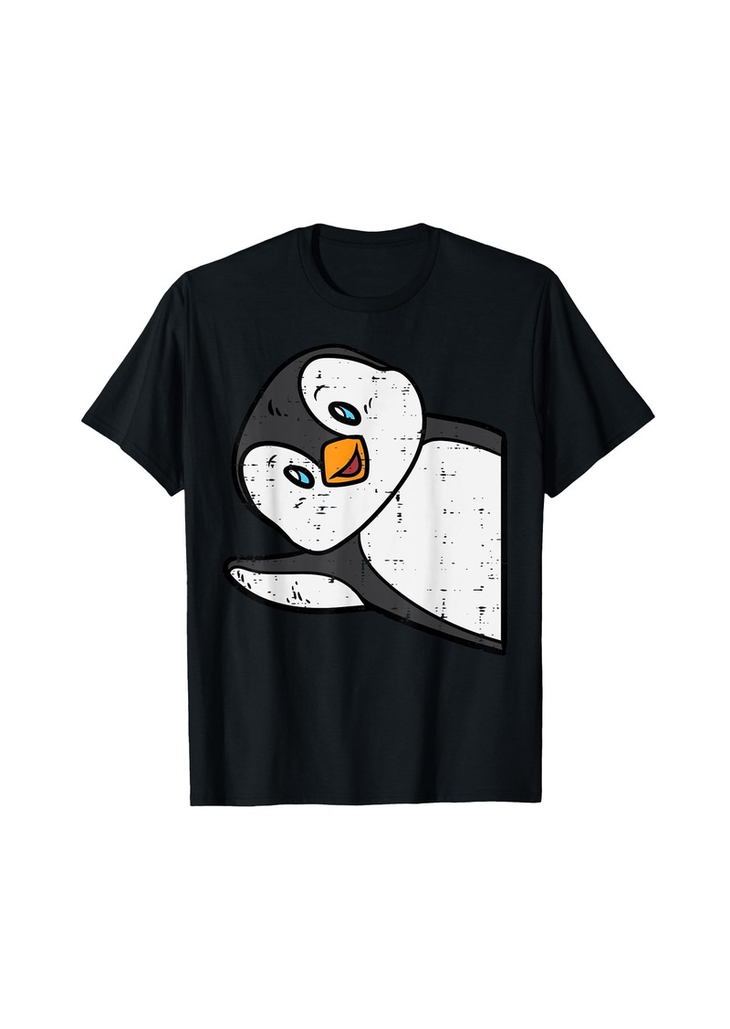 Emperor Penguin Wave Cute Boys Girls Kids Toddler Women Men T-Shirt