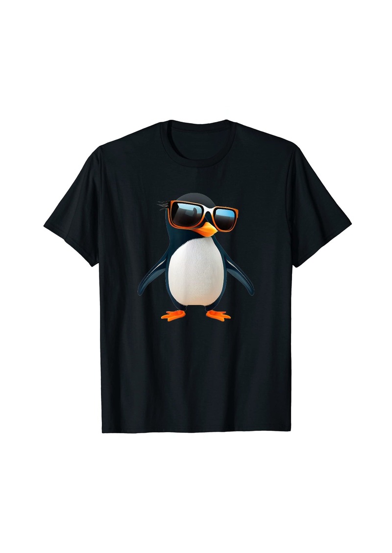 Funny Kid emperor penguin with Sunglasses for Children T-Shirt