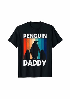 Funny Penguin Daddy Fathers Day Gift Antarctica Penguin T-Shirt
