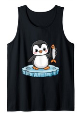 funny penguin logo cute Animal Tank Top