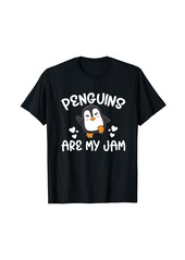 Funny Penguins Are My Jam Penguin T-Shirt