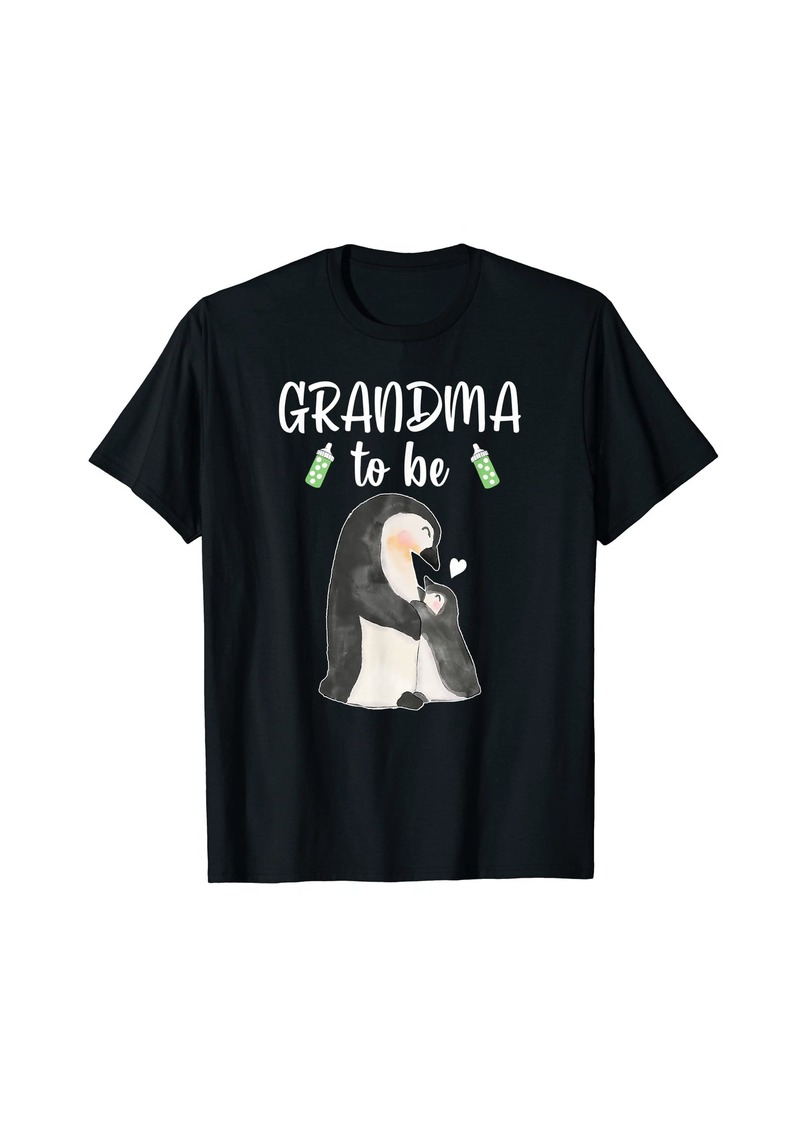 Grandma To Be Penguin Baby Shower T-Shirt