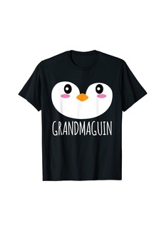 Grandmaguin Penguin Baby Shower Grandma Funny T-Shirt